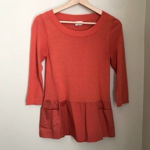Anthropologie | orange sweater | s